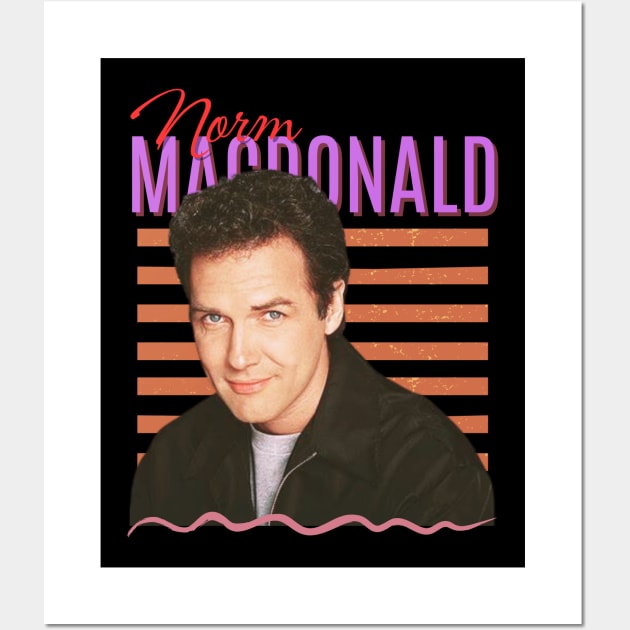 Norm Macdonald // Vintage Look Fan Design Wall Art by A Design for Life